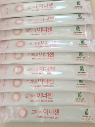 [모마네] 이너뷰티 히알루론산 비오틴 코큐텐 저분자피쉬콜라겐 - 3 g 30포 ★석류맛 — 5점을 준 리뷰어가 2021년 12월 올린 사용 사진