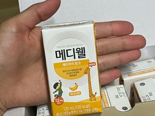 메디웰 페디아드링크 미니 바나나맛 — 4.5점을 준 리뷰어가 2022년 8월 올린 사용 사진