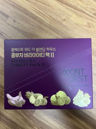 [몽베스트] 위드 더 블랜딩 하우스 콤부차 _ 버라이어티팩II — 5점을 준 리뷰어가 2024년 2월 올린 사용 사진