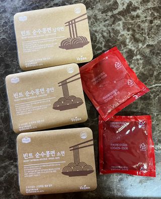 더빈트 빈트 순수콩면 3종 (+비건소스 2종 랜덤발송) — 4점을 준 리뷰어가 2023년 2월 올린 사용 사진