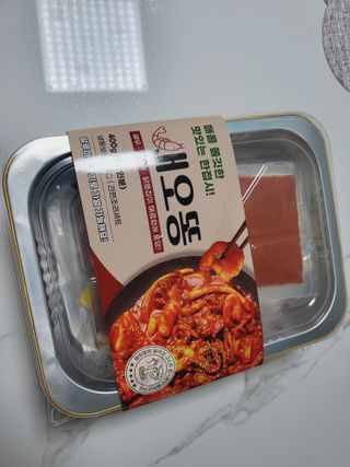 화끈한녀석들 새오똥400g 새우,오징어,똥집 볶음요리 소스,밀떡, 참기름 포함 — 3점을 준 리뷰어가 2022년 12월 올린 사용 사진