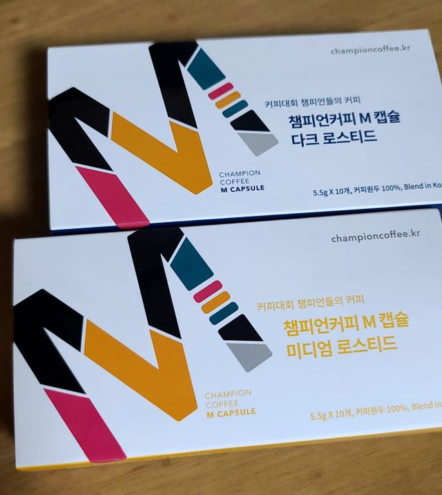 챔피언커피M캡슐 1+1 리뷰 사진