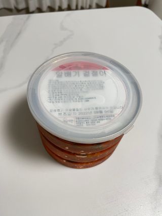 셰프애찬 알배기 겉절이 김치 1kg — 5점을 준 리뷰어가 2022년 9월 올린 사용 사진