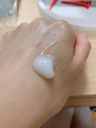 리더스코스메틱 리더스 카밍 바이오틱스 크림 마스크 — 5점을 준 리뷰어가 2021년 5월 올린 사용 사진