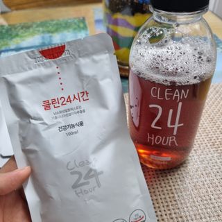 클린24시간 1BOX(5포) + 전용보틀(500ml) — 5점을 준 리뷰어가 2022년 9월 올린 사용 사진