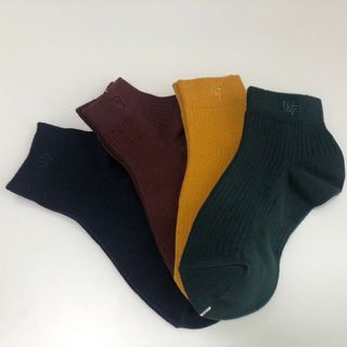 [사이즈가 있는 양말 필로이] 남/여 골지 발목 양말 4족 세트 남【S, M, L, XL】여【S, M, L】_컬러 랜덤 — 5점을 준 리뷰어가 2022년 6월 올린 사용 사진