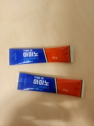 [닥터루템] THIS IS 아미노 디스이즈아미노 필수 조원희 아미노산 1box(15포) — 4점을 준 리뷰어가 2023년 2월 올린 사용 사진