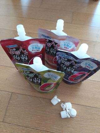 ORIHIRO 오리히로 곤약젤리 제로칼로리 130g 4종 4팩(맛별로 1팩씩) — 5점을 준 리뷰어가 2023년 1월 올린 사용 사진
