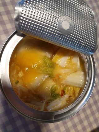 셰프애찬 단호박 백김치 1kg — 4점을 준 리뷰어가 2022년 10월 올린 사용 사진