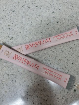 더리틀스 콜라겐부스터 — 5점을 준 리뷰어가 2023년 1월 올린 사용 사진