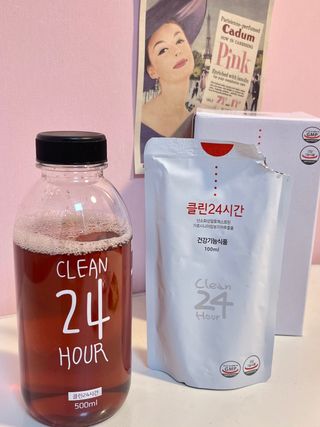 클린24시간 1BOX(5포) + 전용보틀(500ml) — 5점을 준 리뷰어가 2023년 5월 올린 사용 사진