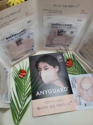애니가드 셋업메베마스크 (대형 4컬러 + 중형 4컬러) — 5점을 준 리뷰어가 2022년 4월 올린 사용 사진