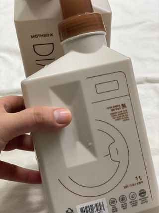 마더케이 디아 프리미엄 아기세제&섬유유연제 — 5점을 준 리뷰어가 2021년 10월 올린 사용 사진