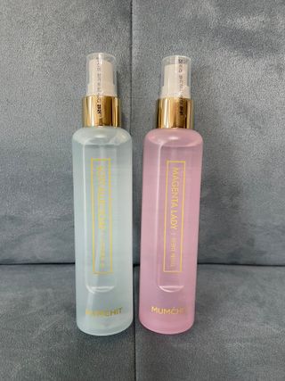 멈칫 X 최준 헤어 앤 바디미스트 소프트블루솝, 마젠타레이디 2종 — 5점을 준 리뷰어가 2021년 8월 올린 사용 사진