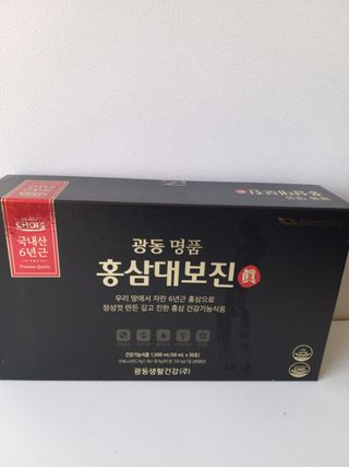 광동생활건강 광동 명품 홍삼대보진 50mL x 30포 — 5점을 준 리뷰어가 2023년 4월 올린 사용 사진