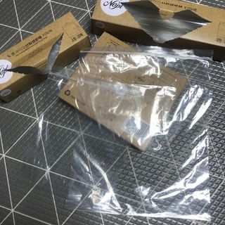 노플(NOPL) 노플 친환경 바이오 산화 생분해  항균 일회용 위생 비닐장갑 100매 + 지퍼백 소형, 대형 — 5점을 준 리뷰어가 2021년 9월 올린 사용 사진