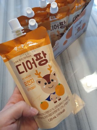 [몸엔용] 우리 아이 건강간식, 달콤한 녹용곤약젤리 디어팡 4종 — 5점을 준 리뷰어가 2022년 4월 올린 사용 사진