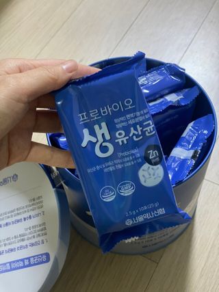 서울약사신협_프로바이오생유산균_2.5G x 100포 — 5점을 준 리뷰어가 2021년 1월 올린 사용 사진