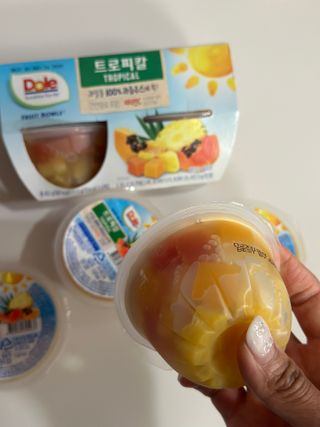 돌 [Dole]자연 그대로! Dole 후룻볼 113G*4입X 3박스(4가지 맛中 랜덤발송) — 5점을 준 리뷰어가 2024년 6월 올린 사용 사진