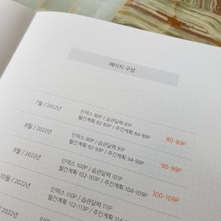 리훈 2022년 아이라이크 다이어리 — 4점을 준 리뷰어가 2021년 10월 올린 사용 사진
