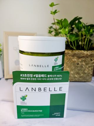 랑벨 랑바이오 블랙 시카 퀵 패드 100매 (3초 쿨링/3분 흡수, 블랙비 프로폴리스/시카 4종 함유, 대용량) — 5점을 준 리뷰어가 2022년 3월 올린 사용 사진