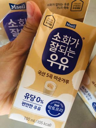 소화가 잘되는 우유 국산 5곡 미숫가루 — 5점을 준 리뷰어가 2021년 9월 올린 사용 사진