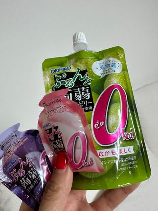 ORIHIRO 오리히로 곤약젤리 제로칼로리 130g 4종 4팩(맛별로 1팩씩) — 5점을 준 리뷰어가 2023년 3월 올린 사용 사진