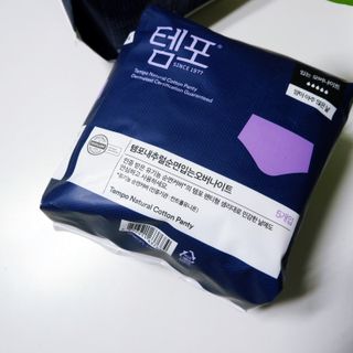 프리 [템포] 패드 내추럴순면 입는 오버나이트 5P * 2개 — 5점을 준 리뷰어가 2024년 5월 올린 사용 사진