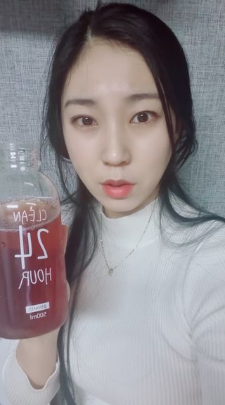 클린24시간 1BOX(5포) + 전용보틀(500ml) — 5점을 준 리뷰어가 2023년 2월 올린 사용 사진