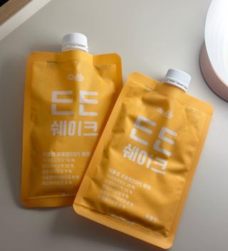 [덜다] 든든 식물성 단백질 쉐이크 40g X 7입 (곡물/딸기) — 5점을 준 리뷰어가 2023년 7월 올린 사용 사진