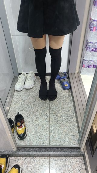 엘리제 요가 필라테스 골프 오버니삭스 — 5점을 준 리뷰어가 2022년 1월 올린 사용 사진