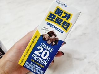 바디랩 프로틴음료 단백질쉐이크 메가프로틴 — 5점을 준 리뷰어가 2022년 4월 올린 사용 사진