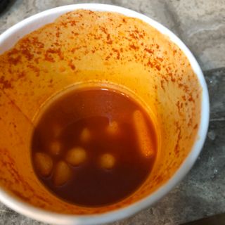 유비쿡 컵떡볶이 매운컵떡볶이2개/ 짜장컵떡볶이 2개  총 4개세트 — 3점을 준 리뷰어가 2021년 2월 올린 사용 사진