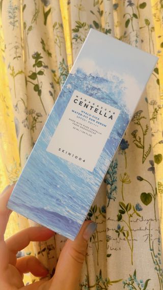 [스킨1004] 마다가스카르 센텔라 히알루-시카 워터핏 선세럼 50ml — 4.5점을 준 리뷰어가 2024년 6월 올린 사용 사진