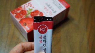 함초록 Rg+ 석류콜라겐젤리 — 5점을 준 리뷰어가 2021년 3월 올린 사용 사진