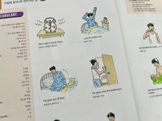 [웅진컴퍼스 EEA] 일상영어표현 낭독편+액티비티북 — 5점을 준 리뷰어가 2023년 7월 올린 사용 사진