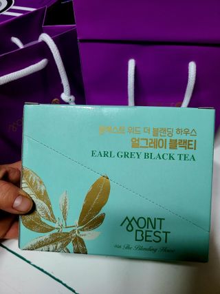 몽베스트 위드더 블랜딩 하우스 _ 얼그레이 블랙티 — 5점을 준 리뷰어가 2023년 1월 올린 사용 사진
