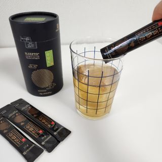 프리마인 자체 기업부설 연구소에서 찾아낸 건강한 수면의 비밀.  슬립토 플러스 30포 — 5점을 준 리뷰어가 2023년 4월 올린 사용 사진