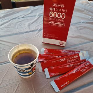 메타아르기닌 GC녹십자웰빙 메타 아르기닌 6000 플러스 오르니틴 — 5점을 준 리뷰어가 2022년 6월 올린 사용 사진