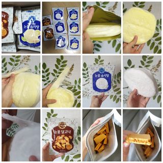 딜라이트 프로젝트  달콤한 눈꽃 간식세트( 눈꽃 솜사탕 / 레몬라임 솜사탕 / 달고나 총 7EA+스마트톡 증정) — 5점을 준 리뷰어가 2022년 5월 올린 사용 사진