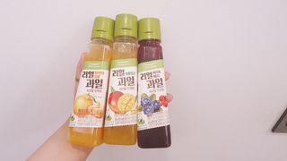 [풀무원] 리얼 과일  저지방 드레싱 240g 3종 — 5점을 준 리뷰어가 2021년 2월 올린 사용 사진