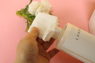랑벨 내츄럴 딥 클렌징 워터 500ml — 5점을 준 리뷰어가 2022년 6월 올린 사용 사진