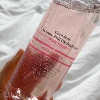 [바디셀런스] 속보습+사용감+향 모두 잡은 / 세라드린 속보습 핑크토너 300ml — 5점을 준 리뷰어가 2022년 2월 올린 사용 사진