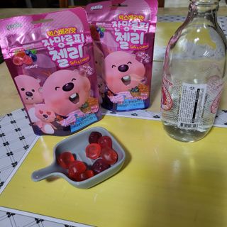 [팔도] 잔망루피젤리 믹스베리맛 42g 8개 — 5점을 준 리뷰어가 2022년 3월 올린 사용 사진