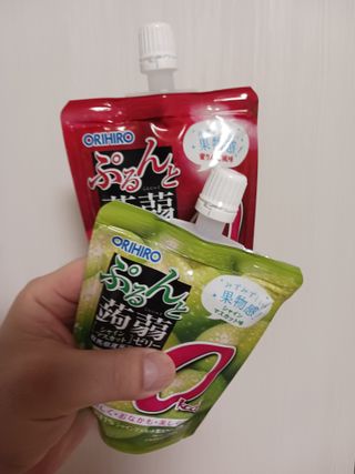 ORIHIRO 오리히로 곤약젤리 제로칼로리 130g 4종 4팩(맛별로 1팩씩) — 5점을 준 리뷰어가 2023년 1월 올린 사용 사진
