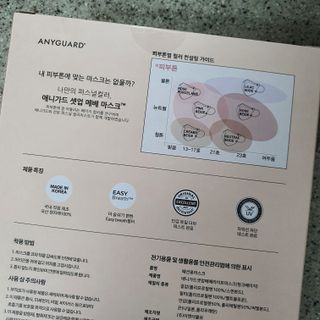 [애니가드] 셋업 메베마스크라이트  (대형 4컬러 + 중형 4컬러) — 4점을 준 리뷰어가 2022년 7월 올린 사용 사진