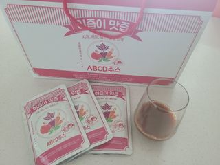 본황칠 이즙이 맛즙 ABC주스 30EA — 5점을 준 리뷰어가 2022년 7월 올린 사용 사진