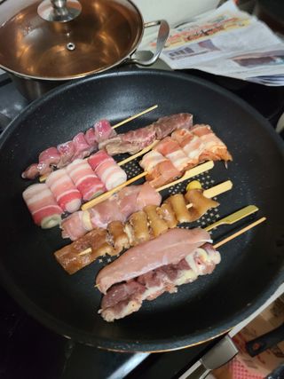 [다물꼬치] 모듬꼬치 10개 +데리야끼소스120g+매운고추소스120g — 5점을 준 리뷰어가 2021년 10월 올린 사용 사진