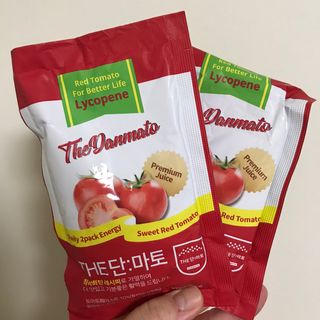 제이제이바이오 더단마토 프리미엄주스 100ml 30팩입 - 무설탕 스테비아 토마토즙 — 4.5점을 준 리뷰어가 2021년 11월 올린 사용 사진
