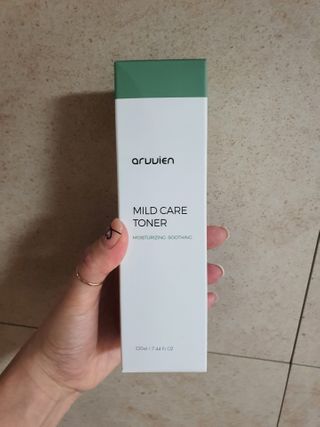 아르비엔 마일드케어 비건 수분진정토너 — 5점을 준 리뷰어가 2021년 1월 올린 사용 사진